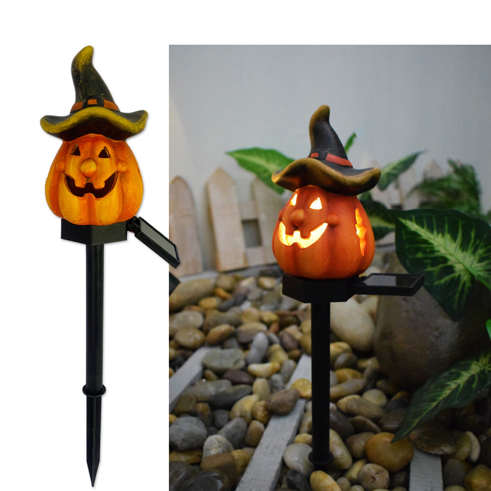 Wicked Pumpkin Solar Lights