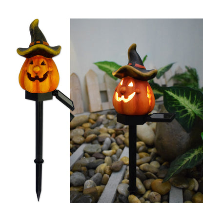 Wicked Pumpkin Solar Lights