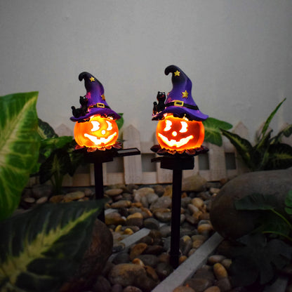 Wicked Pumpkin Solar Lights