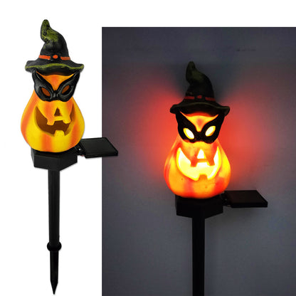 Wicked Pumpkin Solar Lights