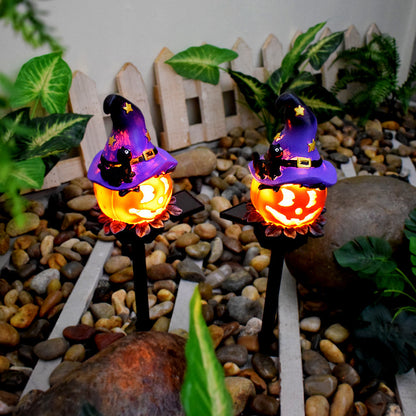 Wicked Pumpkin Solar Lights