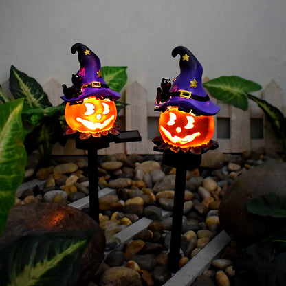 Wicked Pumpkin Solar Lights