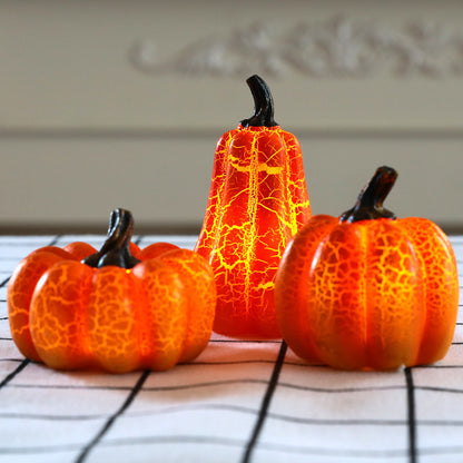 Creepy Crackle Pumpkins