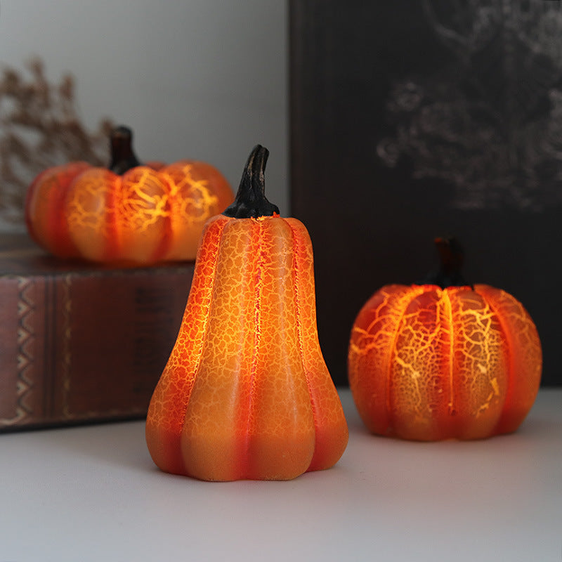 Creepy Crackle Pumpkins