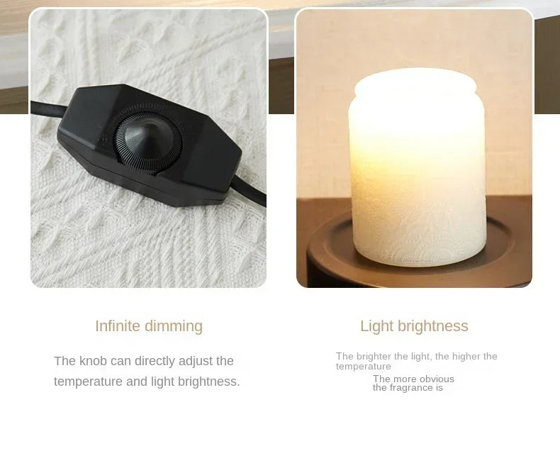 Golden Haven Candle Warmer Lamp