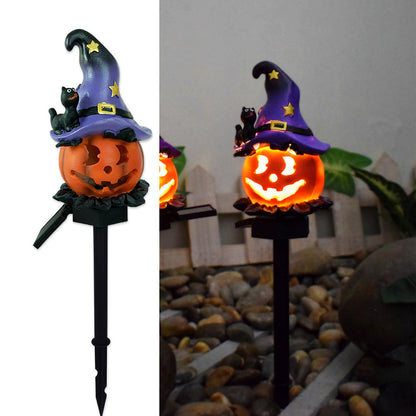 Wicked Pumpkin Solar Lights