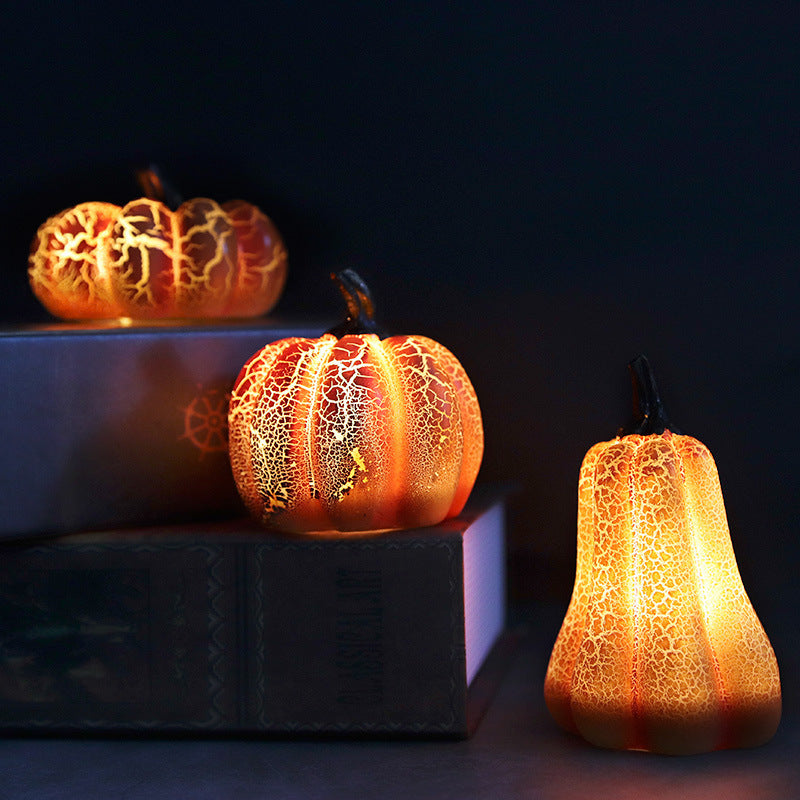 Creepy Crackle Pumpkins
