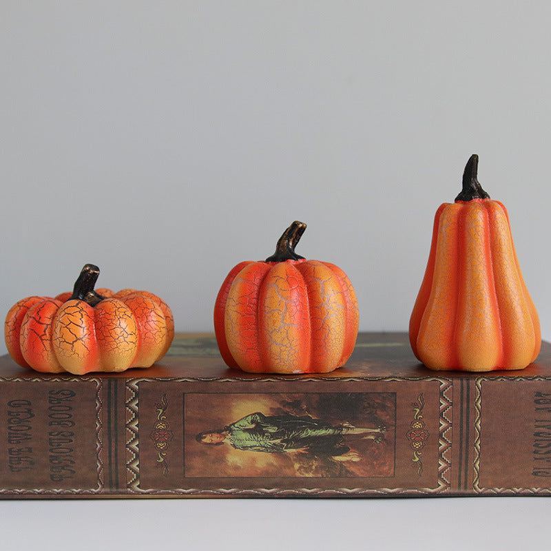 Creepy Crackle Pumpkins