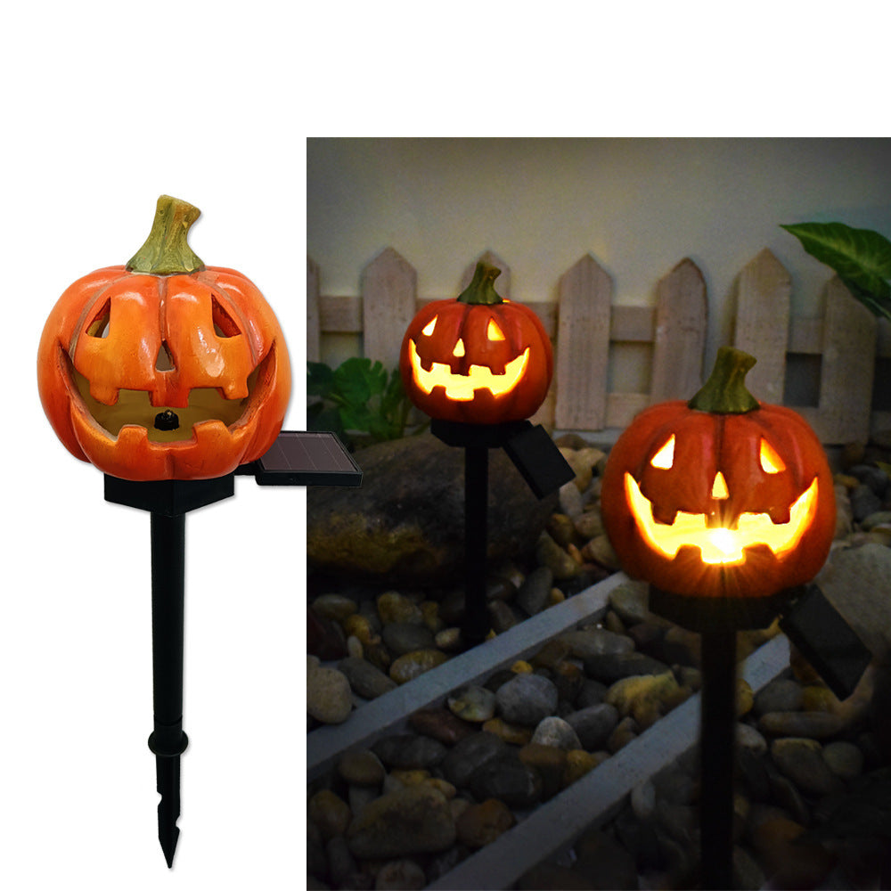 Wicked Pumpkin Solar Lights